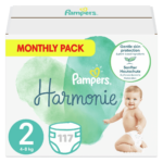 Πάνες Pampers Harmonie Monthly Pack Νο2 (4-8kg) 117τεμ - 0