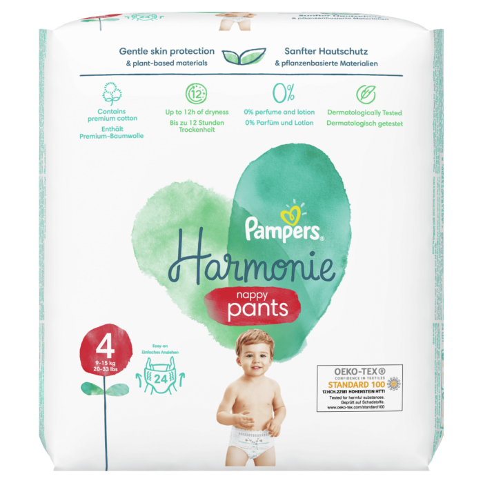 Pampers Harmonie pants maxi pack no6 15+kg 56τμχ - 11