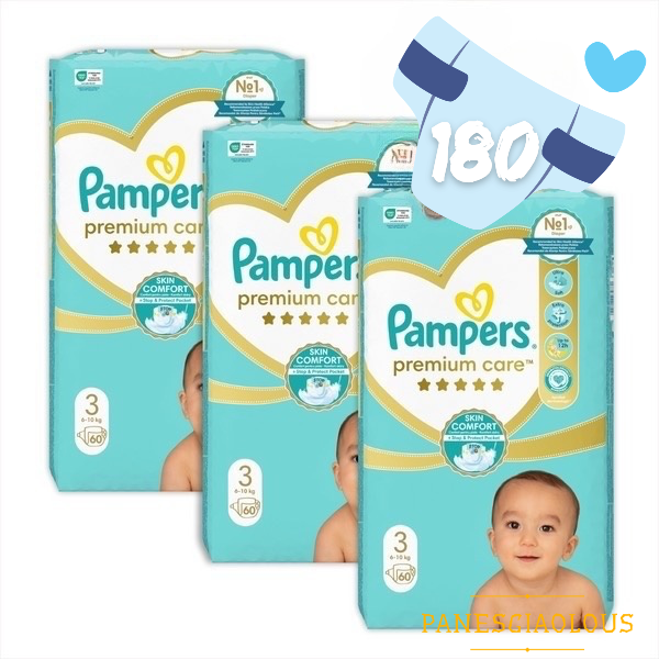 p-58d95c8b46 Πάνες Pampers Premium Care Super Jumbo Pack Νο3 (6-10kg) 180τεμ