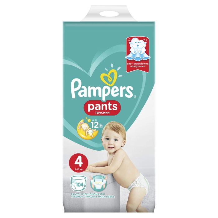 p-5c05eac975 Πανα βρακακι Pampers Pants no4 9-15kg – 52τμχ JUMBO pack + 52τμχ JUMBO pack = 104 τμχ συνολο
