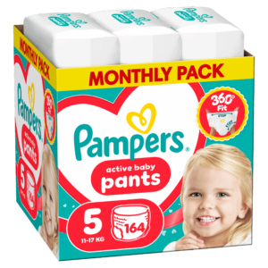 Πάνες Pampers Pants Monthly Pack Νο5 (12-17kg) 164τεμ