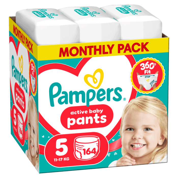p-683dfb8060 Πάνες Pampers Pants Monthly Pack Νο5 (12-17kg) 164τεμ