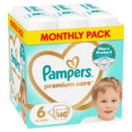 Πάνες Pampers Premium Care Monthly Pack Νο6 (13-18kg) 140τεμ - 0