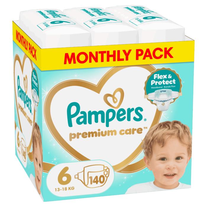 p-7f34caf5f7 Πάνες Pampers Premium Care Monthly Pack Νο6 (13-18kg) 140τεμ