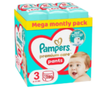 Pampers Premium Care Pants Mega Monthly Pack no3 (6-11kg) 280 Πάνες – Βρακάκι - 0