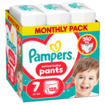 Pampers Pants πανα βρακακι Monthly Pack No7 17+kg 128 τμχ - 0