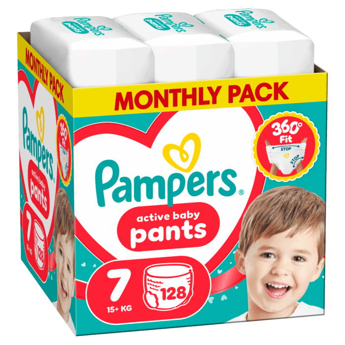 p-886ae59ce8 Pampers Pants πανα βρακακι Monthly Pack No7 17+kg 128 τμχ