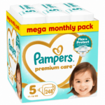 Pampers Premium Care Mega Monthly Pack no5 11-16 kg 248 τμχ - 0