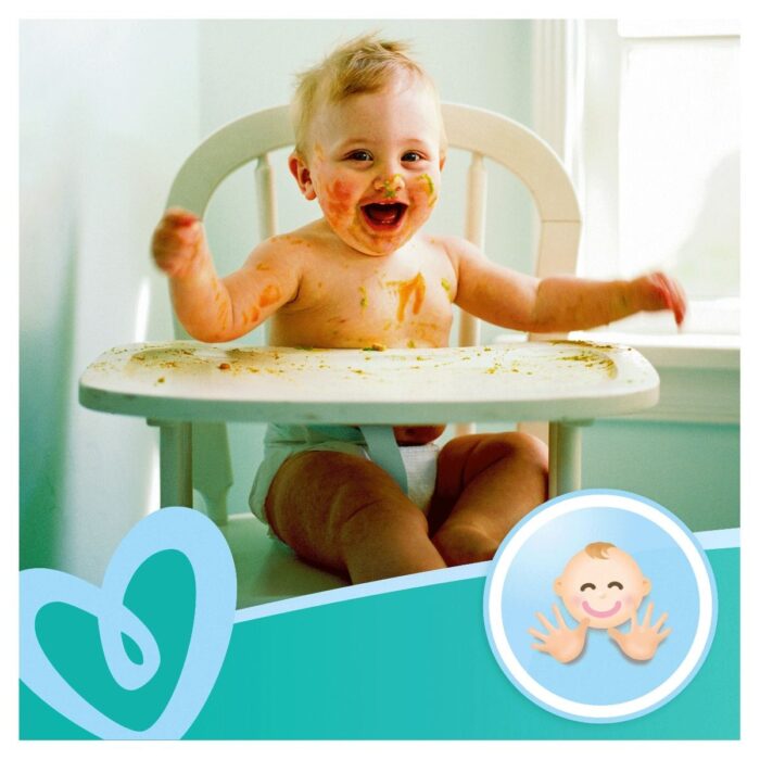 Pampers Wipes Sensitive Mega Bοx Μωρομάντηλα 6×80τμχ (480τμχ) - 4