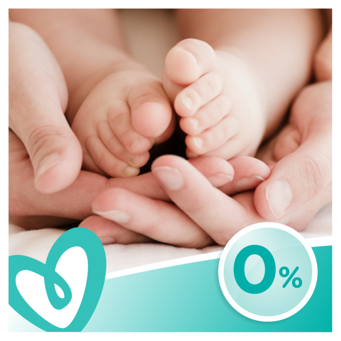 Pampers Wipes Sensitive Mega Bοx Μωρομάντηλα 6×80τμχ (480τμχ) - 2