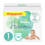 Pampers Harmonie Megapack No.1 (2-5kg) Πάνες, 100 τεμάχια - 0