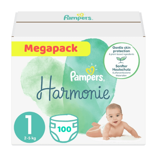 p-b05be2fd6e Pampers Harmonie Megapack No.1 (2-5kg) Πάνες, 100 τεμάχια