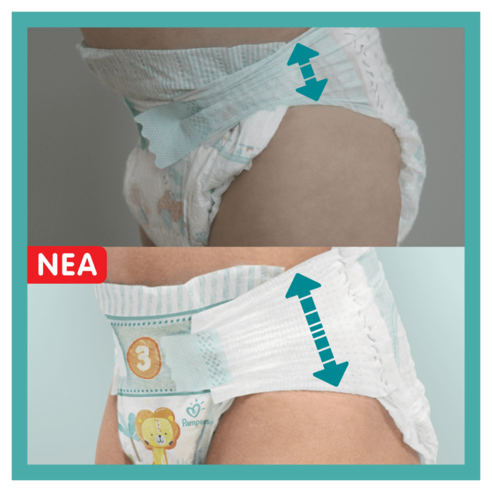 Πανες Pampers Active Baby Monthly Pack Νο3 (6-10kg) 208τεμ - 3