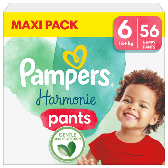 p-c1b070e258 Pampers Harmonie pants maxi pack no6 15+kg 56τμχ