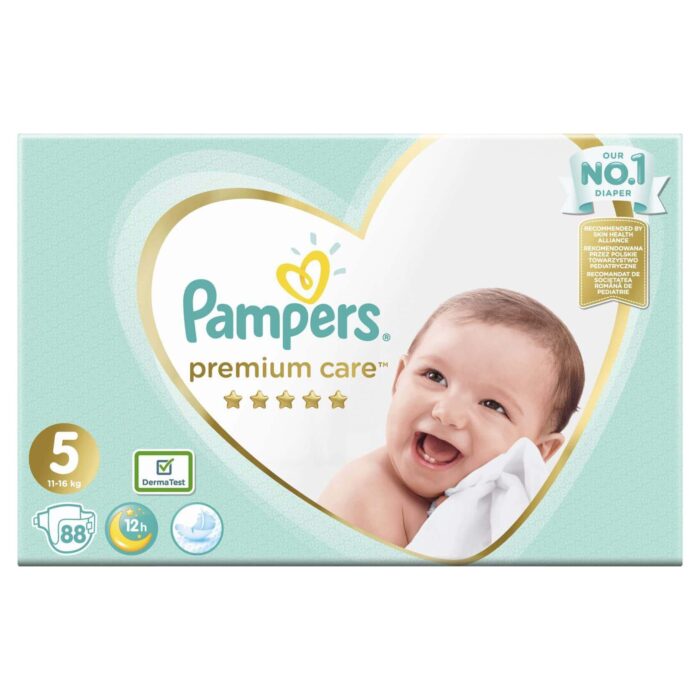 Pampers Premium Care Jumbo  No5 11-16 kg 44τμχ + 44τμχ συνολο 88 τεμαχια