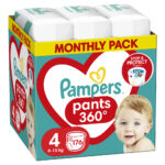 Πάνες Pampers Pants Monthly Pack Νο4 (9-15kg) 176τεμ – Συνδρομητικό πακέτο - 0