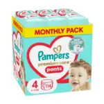 Pampers Πανες Premium Care Pants Monthly Pack (114τεμ) Νo4 (9-15kg) – Συνδρομητικό πακέτο - 0