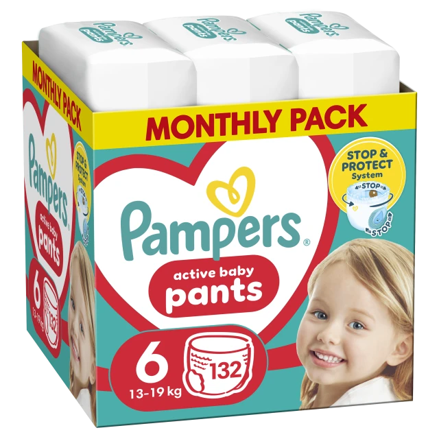 p-d1e3000ef6 Πάνες Pampers Pants Monthly Pack Νο6 (15+kg) 132τεμ – Συνδρομητικό πακέτο