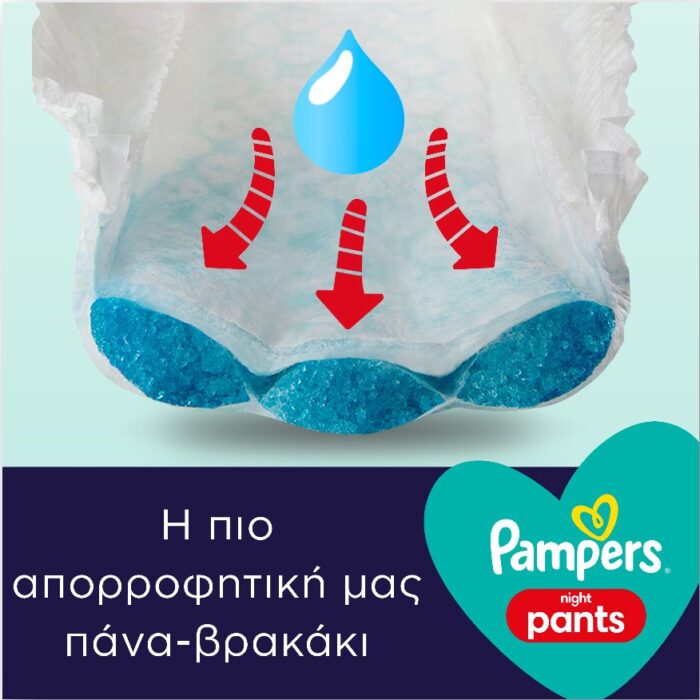 Πάνες Pampers Night Pants Monthly Pack Νο6 (15+kg) 76τμχ - 8