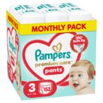 Pampers Πανες Premium Care Pants Monthly Pack (152τεμ) Νo3 (6-11kg) - 0