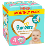 Pampers Premium Care Mega Monthly Pack no4 (9-14 kg) (2 κιβώτια) -278 τεμάχια - 0