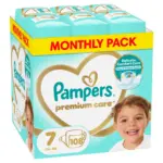 Πάνες Pampers Premium Care Monthly Pack Νο7 (15+kg) 108τεμ – Συνδρομητικό πακέτο - 0