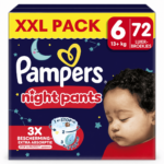Pampers night pants XXL Πανα βρακακι νυχτας No6 13+kg 72τμχ - 0
