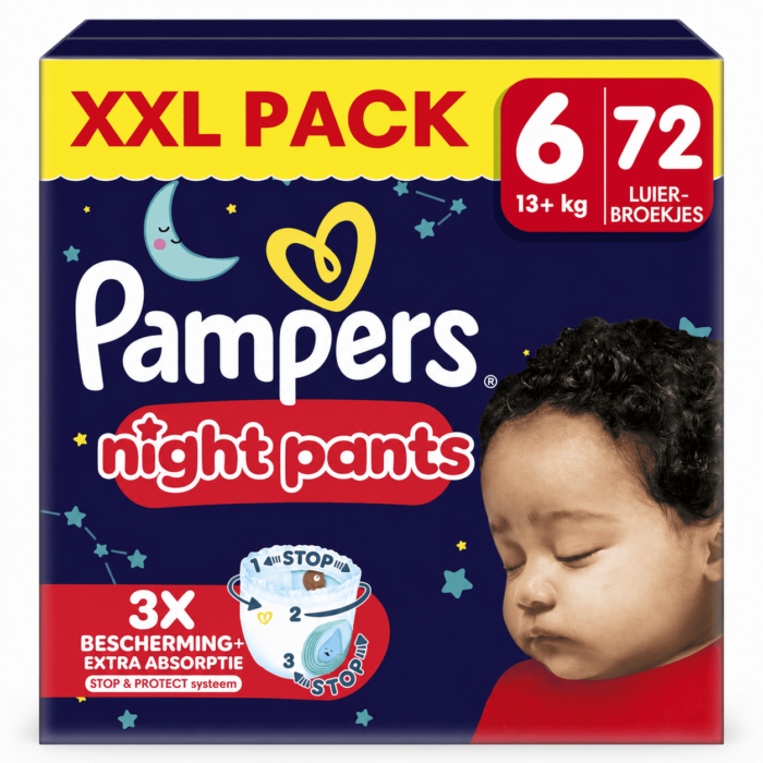 p-e37df5bfd5 Pampers night pants XXL Πανα βρακακι νυχτας No6 13+kg 72τμχ