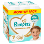Πάνες Pampers Premium Care Monthly Pack Νο7 (15+kg) 120τεμ - 0