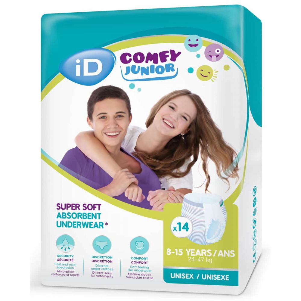 Κιβώτιο 6× ID COMFY JUNIOR PANTS 8-15 YRS 14 TMX (84 τεμ.)
