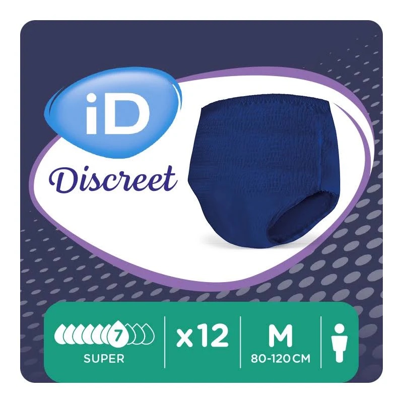 Πάνα ακράτειας βρακάκι ID Discreet για άνδρες Μedium Super 12τμχ