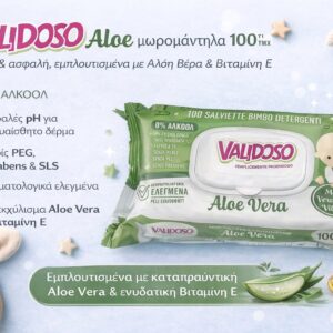 Mωρομάντηλα  Validoso Aλόη 100τμχ