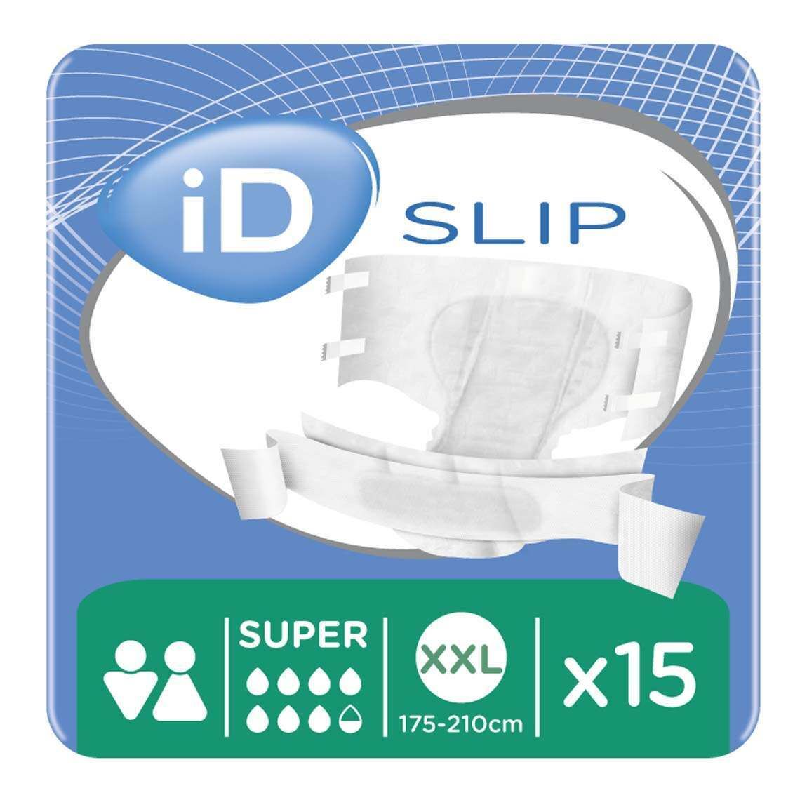 Πανες ακρατειας iD Slip Super XXlarge 15 τεμαχιων