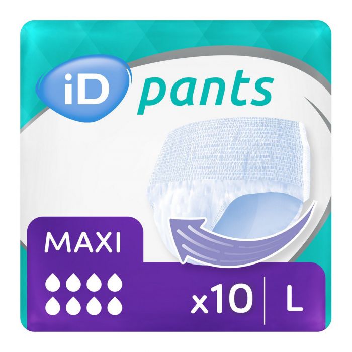 Πανα βρακακι id pants MAXI νυχτος Large 10 τεμαχιων