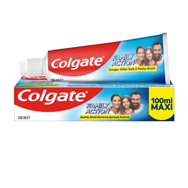 Colgate Family Action Οδοντόκρεμα με Φθόριο. 100ml