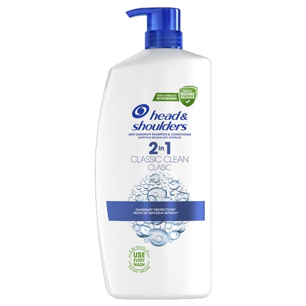 Head & Shoulders Classic Clean 2σε1 Αντιπιτυριδικό Σαμπουάν & Conditioner, 800ml