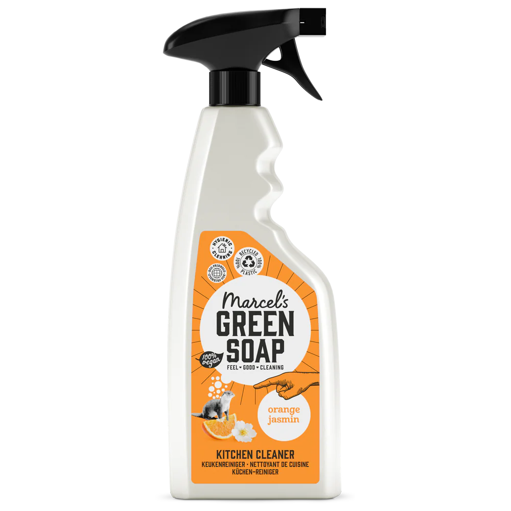 Marcel's Green Soap Kitchen Cleaner Spray Orange & Jasmine Degre…